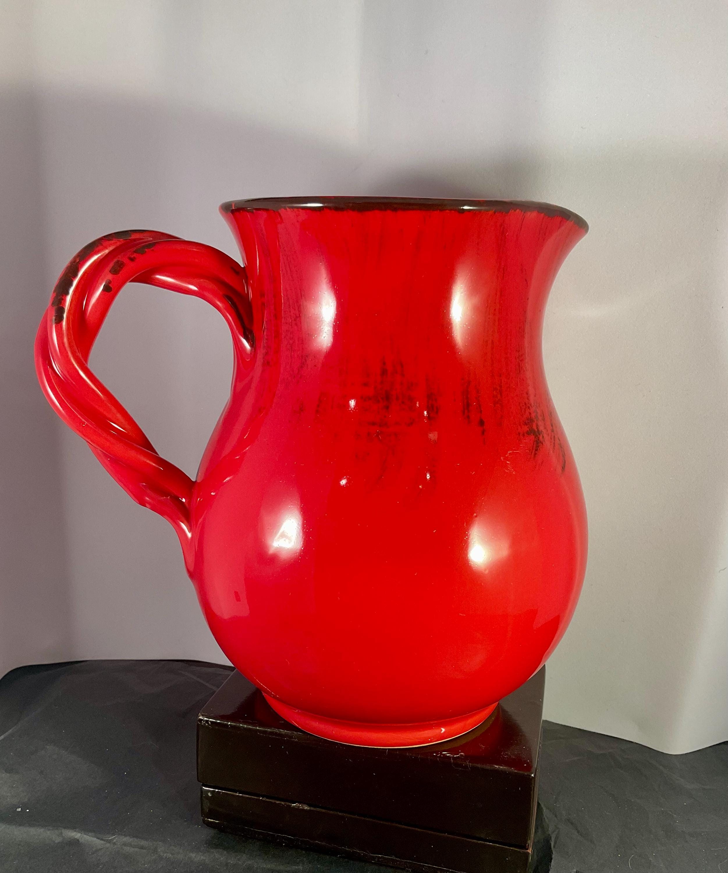 Italian red ceramic vases - Etsy 日本 中古▶︎イタリア製 真っ赤な花瓶