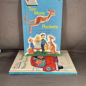 Vintage Wonder Books Easy Readers Set: 1960s Children&#39;s Stories