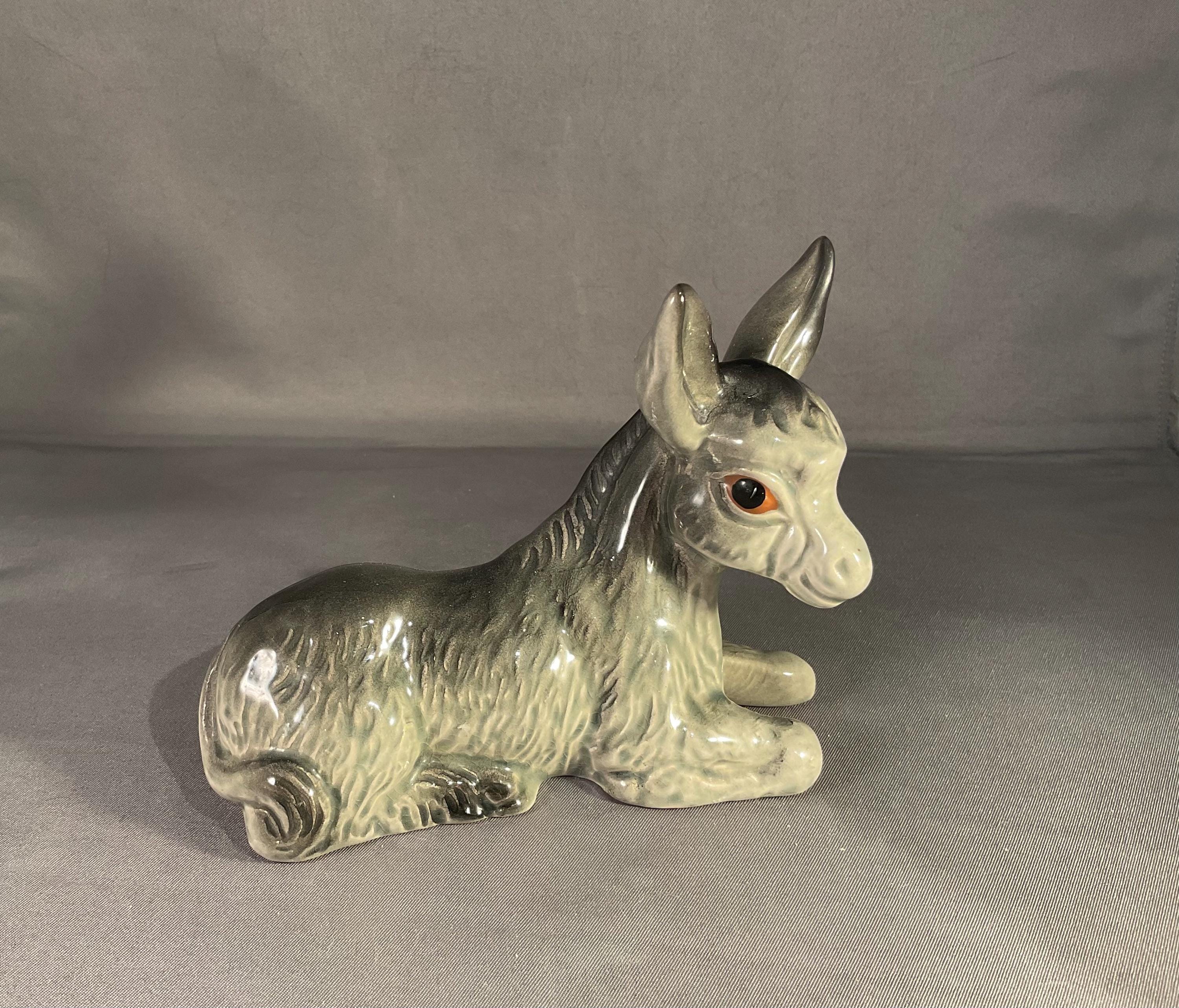 COOPERCRAFT 置物 イングランド Vintage Coopercraft Made in England Ceramic Donkey - Etsy Israel