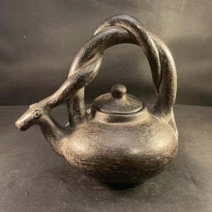 Terracotta Serpent Tea Pot
