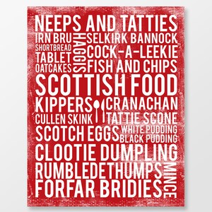 Scottish Art - Scotland Print - Scottish Kitchen Wall Art - Scottish Decor - Scotland Art Print -  Scottish Poster - DIGITAL DOWNLOAD