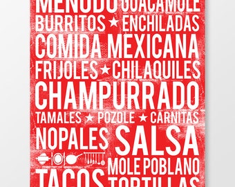 Arte de parede mexicana - Impressão de arte mexicana - Decoração de cozinha mexicana - Decoração mexicana - Impressão de parede do México - Impressão mexicana - DOWNLOAD DIGITAL