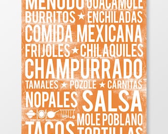 Arte de parede mexicana - Impressão de arte mexicana - Decoração de cozinha mexicana - Decoração mexicana - Impressão de parede do México - Impressão mexicana - DOWNLOAD DIGITAL