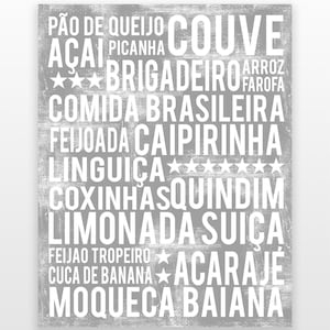 Brazil Wall Decor - Brazilian Art - Brazil Wall Art - Brazil Print - Brazil Poster - Brazil Art Print - Brazil Decor - DIGITAL DOWNLOAD