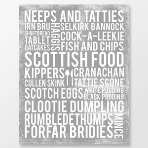 Scottish Art - Scotland Print - Scottish Kitchen Wall Art - Scottish Decor - Scotland Art Print -  Scottish Poster - DIGITAL DOWNLOAD