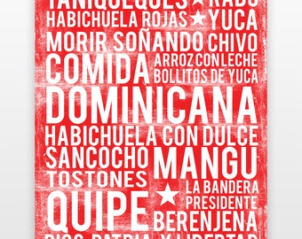 Dominican Republic Wall Art - Dominican Republic Art - Dominican Republic Poster - Dominican Art - Dominican Gifts - DIGITAL DOWNLOAD