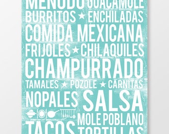 Arte de parede mexicana - Impressão de arte mexicana - Decoração de cozinha mexicana - Decoração mexicana - Impressão de parede do México - Impressão mexicana - DOWNLOAD DIGITAL
