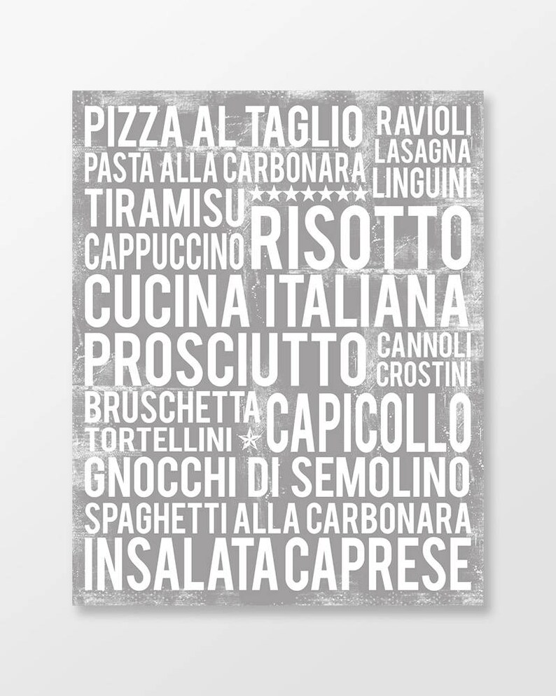 Italian Kitchen Wall Art Italian Kitchen Print Italian Etsy
