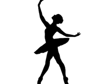 Stencil Ballerina Style 2 - RIUTILIZZABILE 9,5 x 5 POLLICI