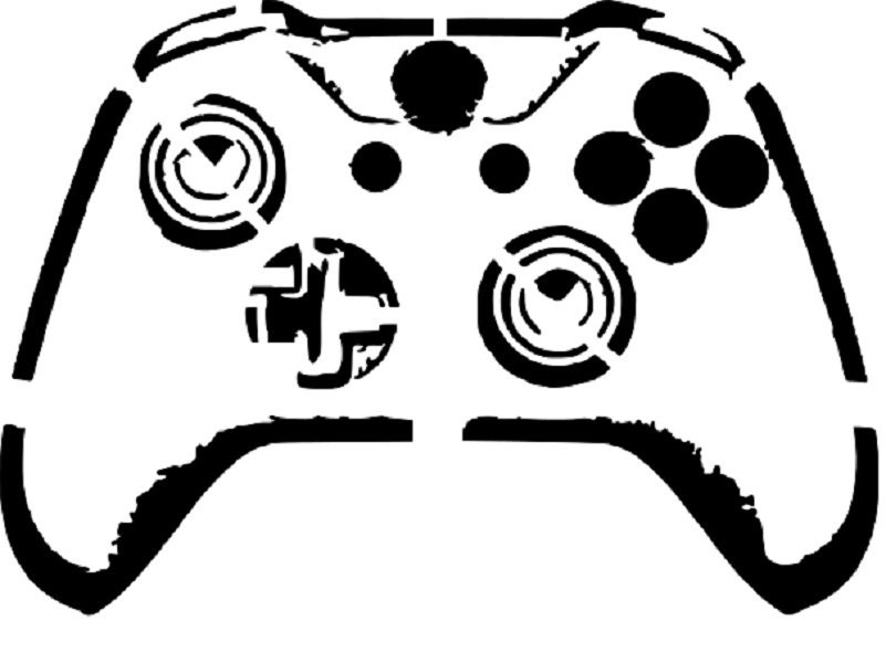 Game Controller Design One Stencil REUSABLE 10 X 7 Inch Etsy UK