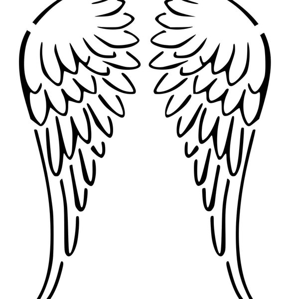 Angel Stencils Etsy