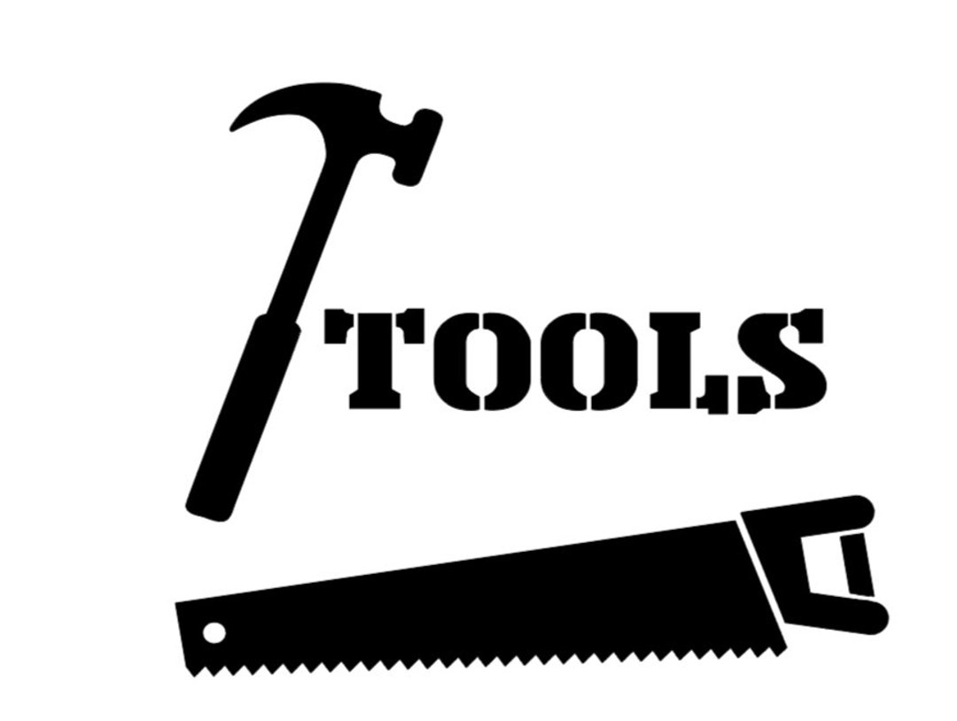 Tools Stencil REUSABLE 9 X 7.5 Inch Etsy