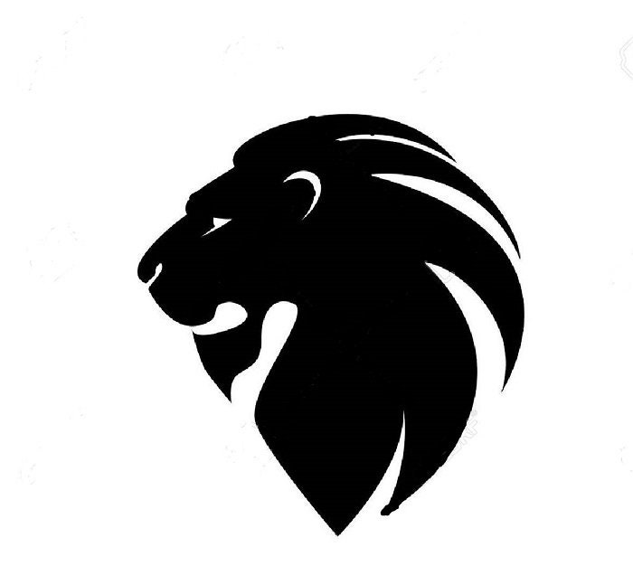 2 Pce Lion Stencil 2 RE-USABLE 7.5 X 8.5 Inch - Etsy Sweden