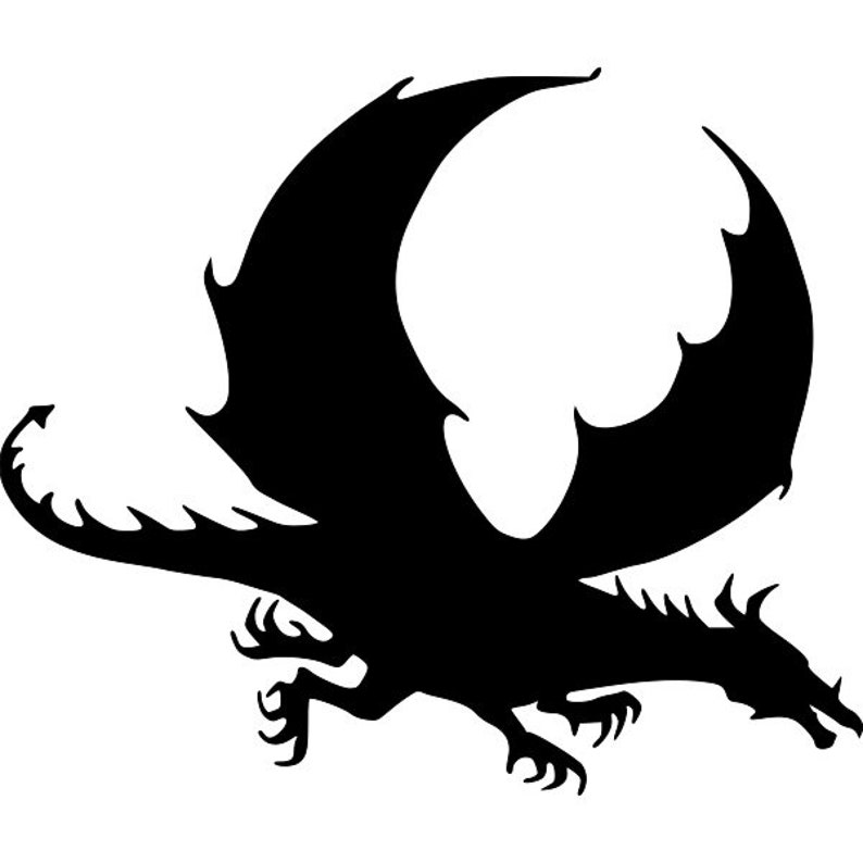 Dragon Stencil Printable