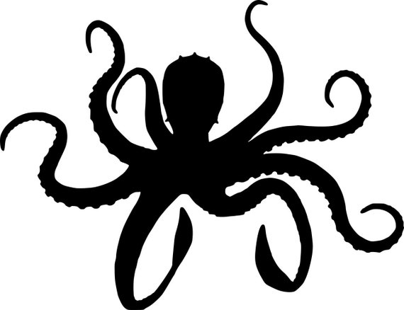 Octopus Stencil RE-USABLE 10 X 7 Inch - Etsy