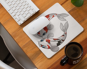 Koi Carp Non Slip Mouse Mat / Mouse Pad