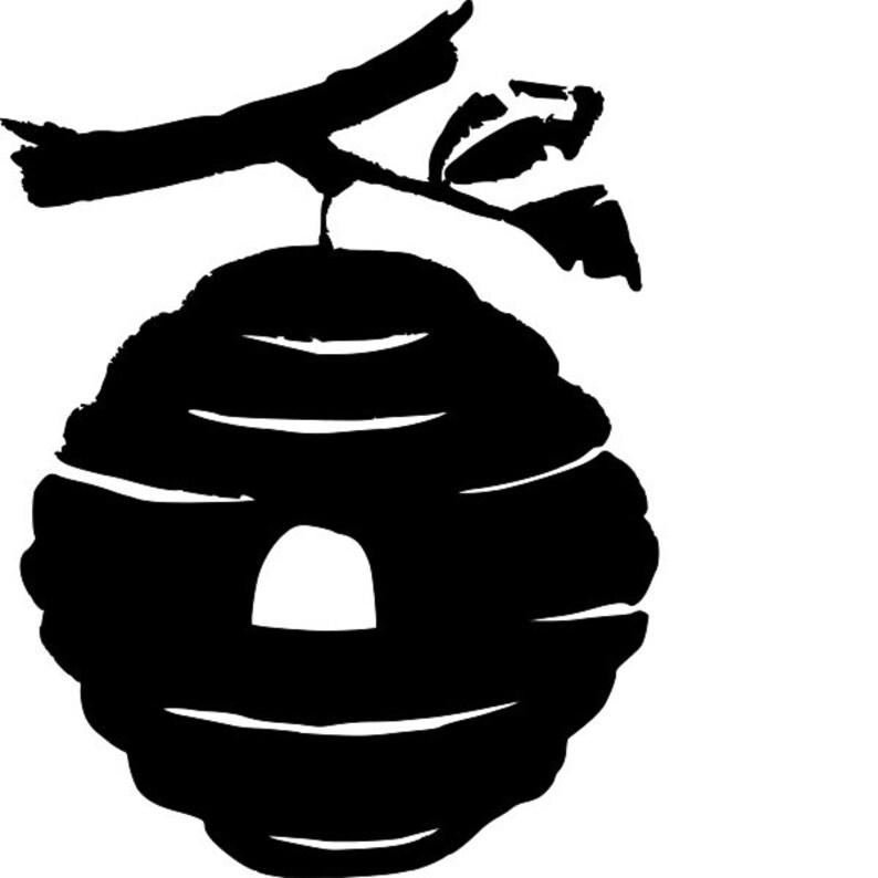 Beehive Stencil REUSABLE 7.5 X 10 Inch Etsy