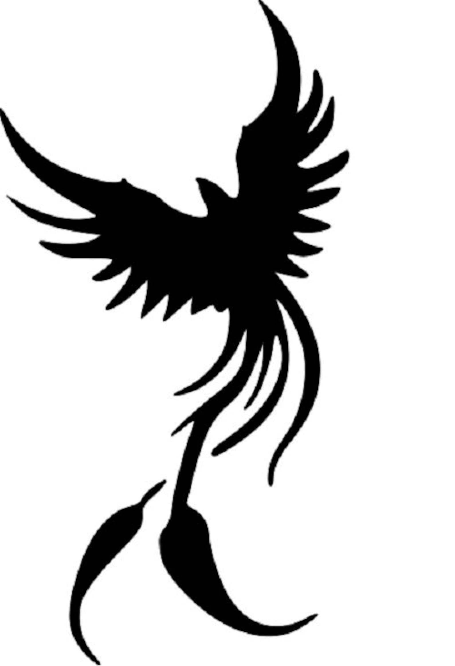 Phoenix Rising Stencil RE USABLE 5 5 X 10 5 Inch Etsy phoenix-rising-stencil-re-usable-5-5-x-10-5-inch-etsy