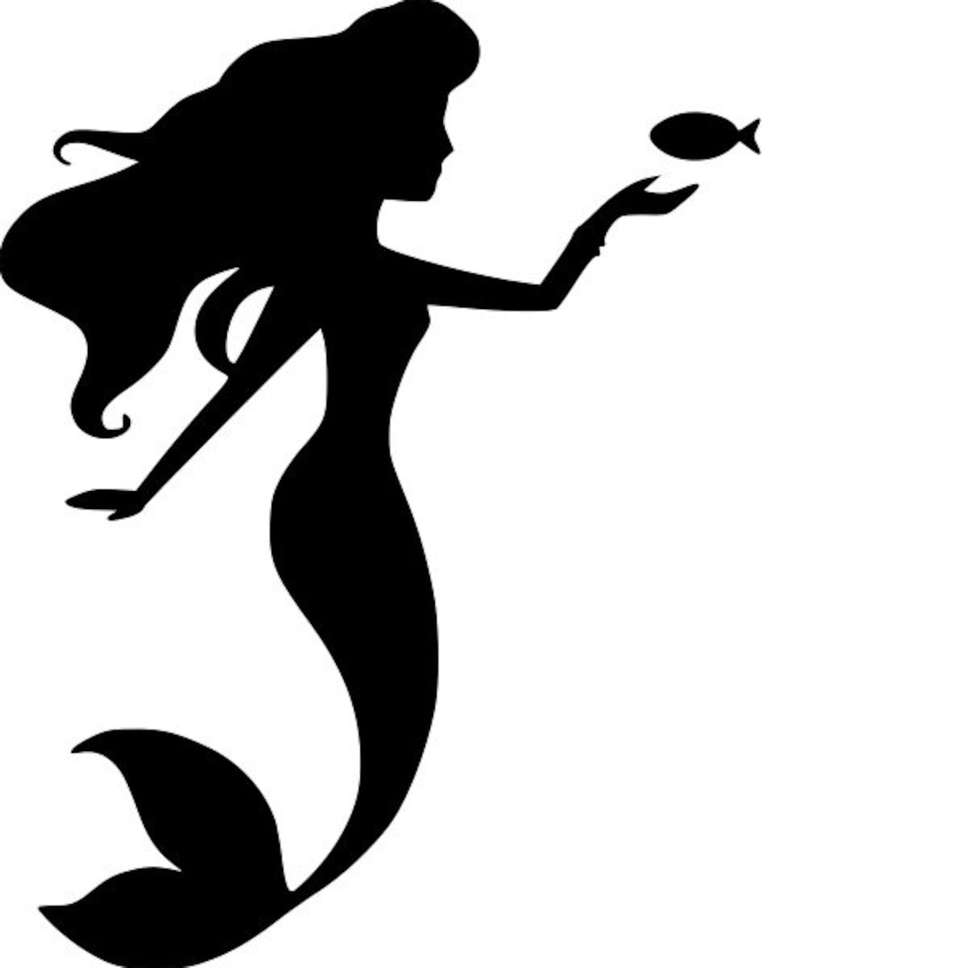 Mermaid Stencil REUSABLE 5.5 X 7 INCH Etsy