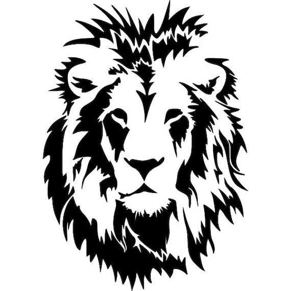 Lion Stencil RE USABLE 7 X 10 Inch Etsy lion-stencil-re-usable-7-x-10-inch-etsy