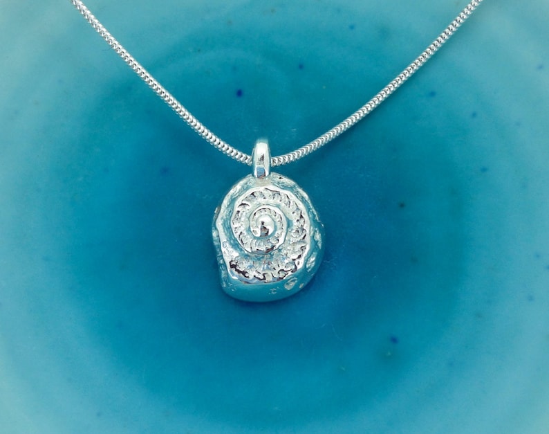 fossil silver necklace