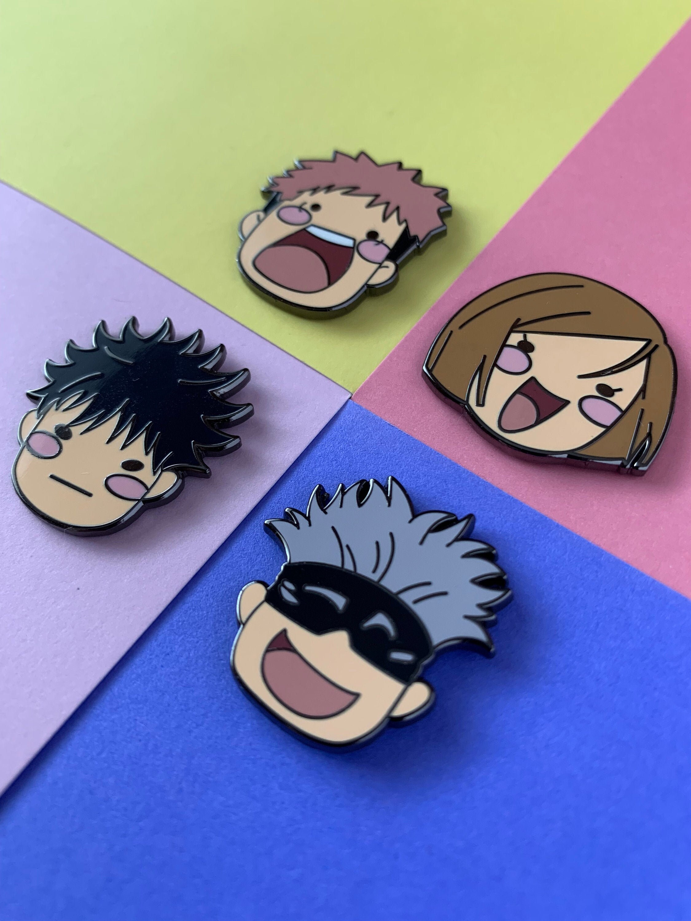 Jujutsu Kaisen Mini Hard Enamel Pin (Gojo, Yuji, Megumi, Nobara, A St…