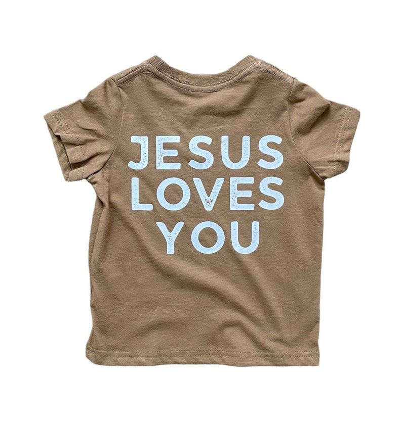 Jesus Loves You Christian Children's T-shirt - Etsy