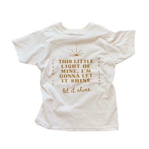 Let It Shine Christian Childrens T-shirt - Etsy