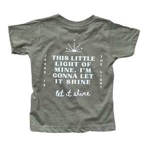 Let It Shine Christian Childrens T-shirt - Etsy