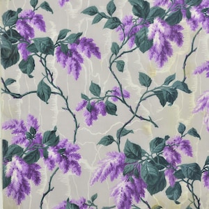 Antique French  Chintz 1800&#39;s  Fabric from Swatch Book Dated 1855