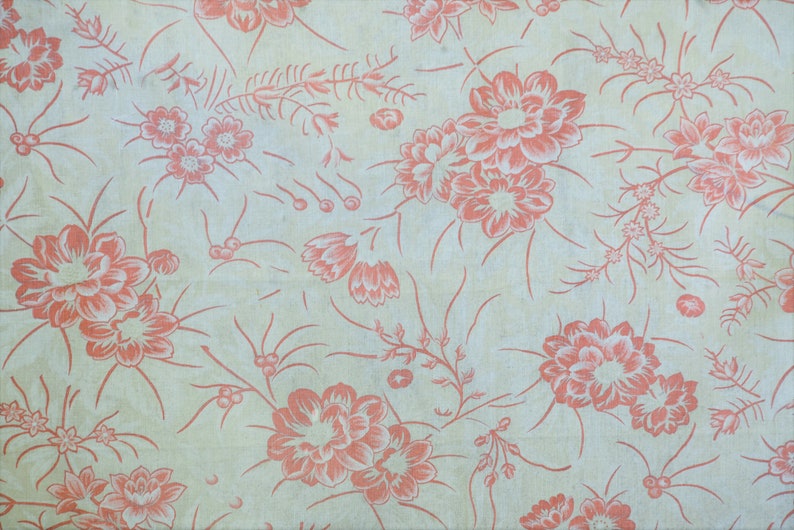 Antique Fabric French Floral 1830 1840 1850 1860 19th Century Chateau Manor House Set Design Film TV Design Inspiration Interior Design
