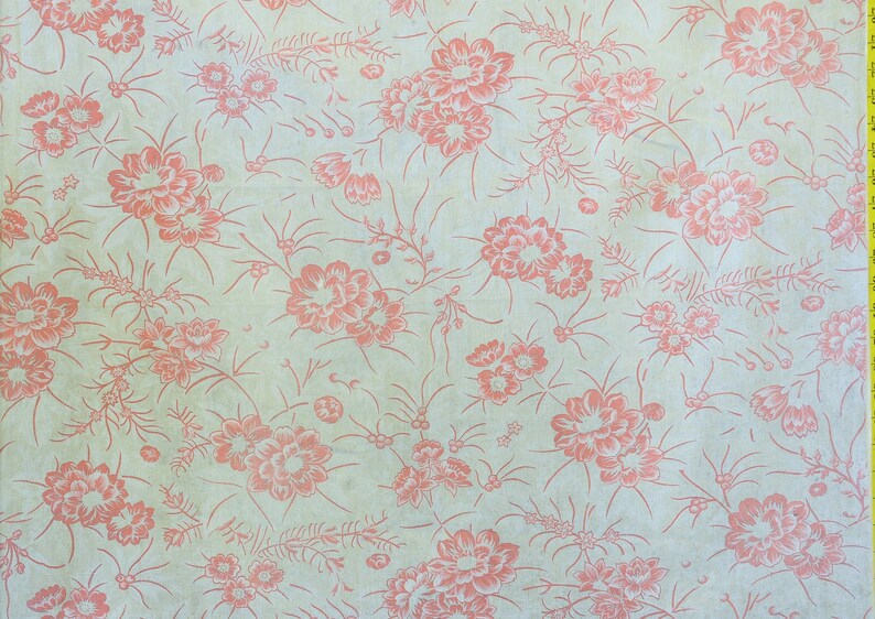 Antique Fabric French Floral 1830 1840 1850 1860 19th Century Chateau Manor House Set Design Film TV Design Inspiration Interior Design
