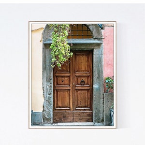 Rome Door Photography Print, Italy Wall Art, Europe Picture, Italy Door Photograph, Pastel Wall Decor, Pink, Travel Photo, Vertical Print