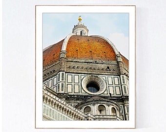 Florence Photography Print, Italy Wall Art, Duomo Cathedral, Small Vertical Picture, Bedroom Wall Decor, Europe Photo, Italy Photograph