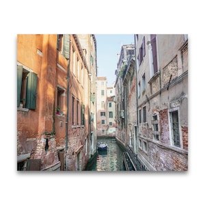 Venice Canal Print: Italy Travel Photography, Scenic Wall Art