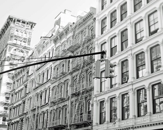 Urban Wall Decor Dorm Wall Art New York City Fashion Avenue Street Sign Photography Print Black and White Photography Fashion Wall Decor Fashion Wall Art