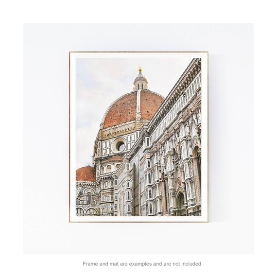 Florence Wall Art Italy Photography Print Duomo Picture Cathedral Vertical Europe Photograph Firenze Travel Gift