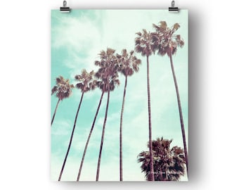 Hollywood California, Palm Tree Photography Print: Los Angeles Wall Art