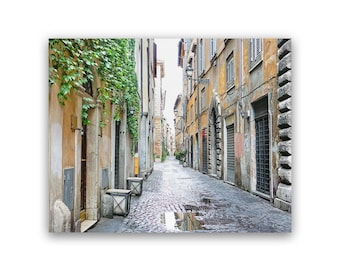 Rome Italy Photography Print: European Street Scene Photo, Travel Wall Art