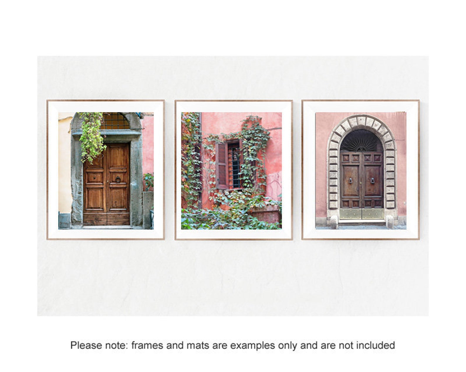 Italy Wall Art Photography Print Set of 3 Vertical Pictures Etsy