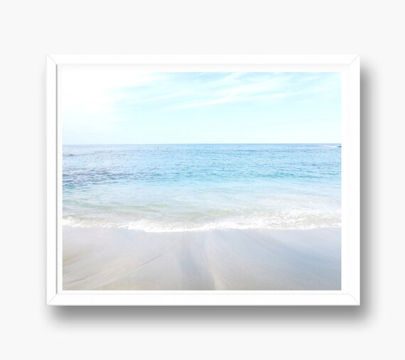 Society6 ケース Pale blue retro beach by AC Photography Fine Art Canvas Retro Beach Day II by Studio Arts Canvas Art