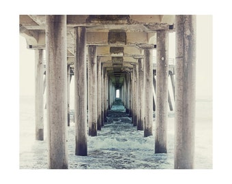 Huntington Beach Pier Print: Coastal Wall Art, California Photography