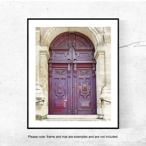 Purple Door Wall Art Bathroom Wall Decor Maroon Art Bruges Belgium Picture Door Photography Print Entryway Art Small Vertical Photo Photography Art Collectibles Delage Com Br