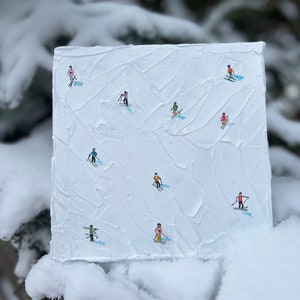 Original Textured Ski Canvas