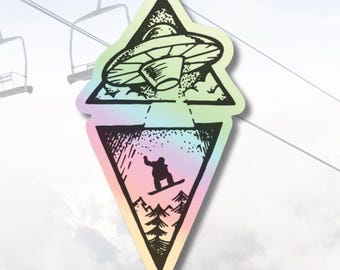 20 Mixed X-Small Snowboard Vinyl Stickers