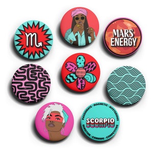 8 Pin Pack - The Zodiac Pack