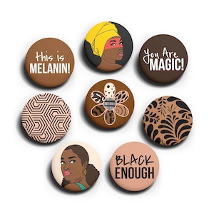 8 Pin Pack - The Melanin Pack