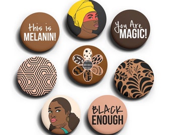 8 Pin Pack - The Melanin Pack