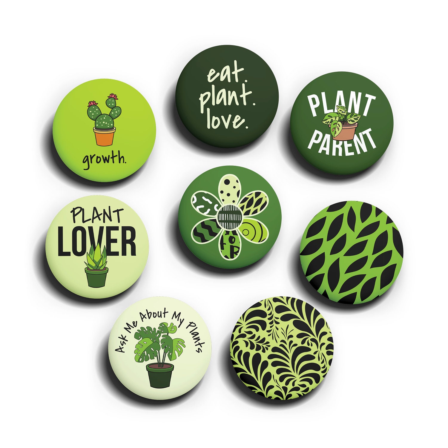 Green Plant Pin 