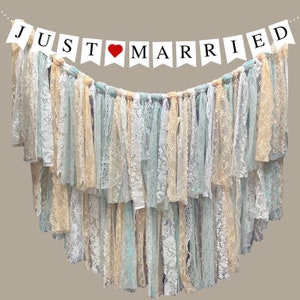 Vintage lace simple Shabby Chic Wedding garland,Boho style lace valance.  Farmhouse rustic vintage backdrop.